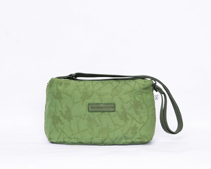 Quilted Jungle Green Sling Bag