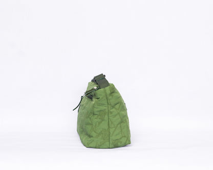 Quilted Jungle Green Sling Bag