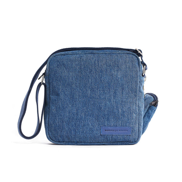 Denim Blue Messenger Bag – rummagestudio