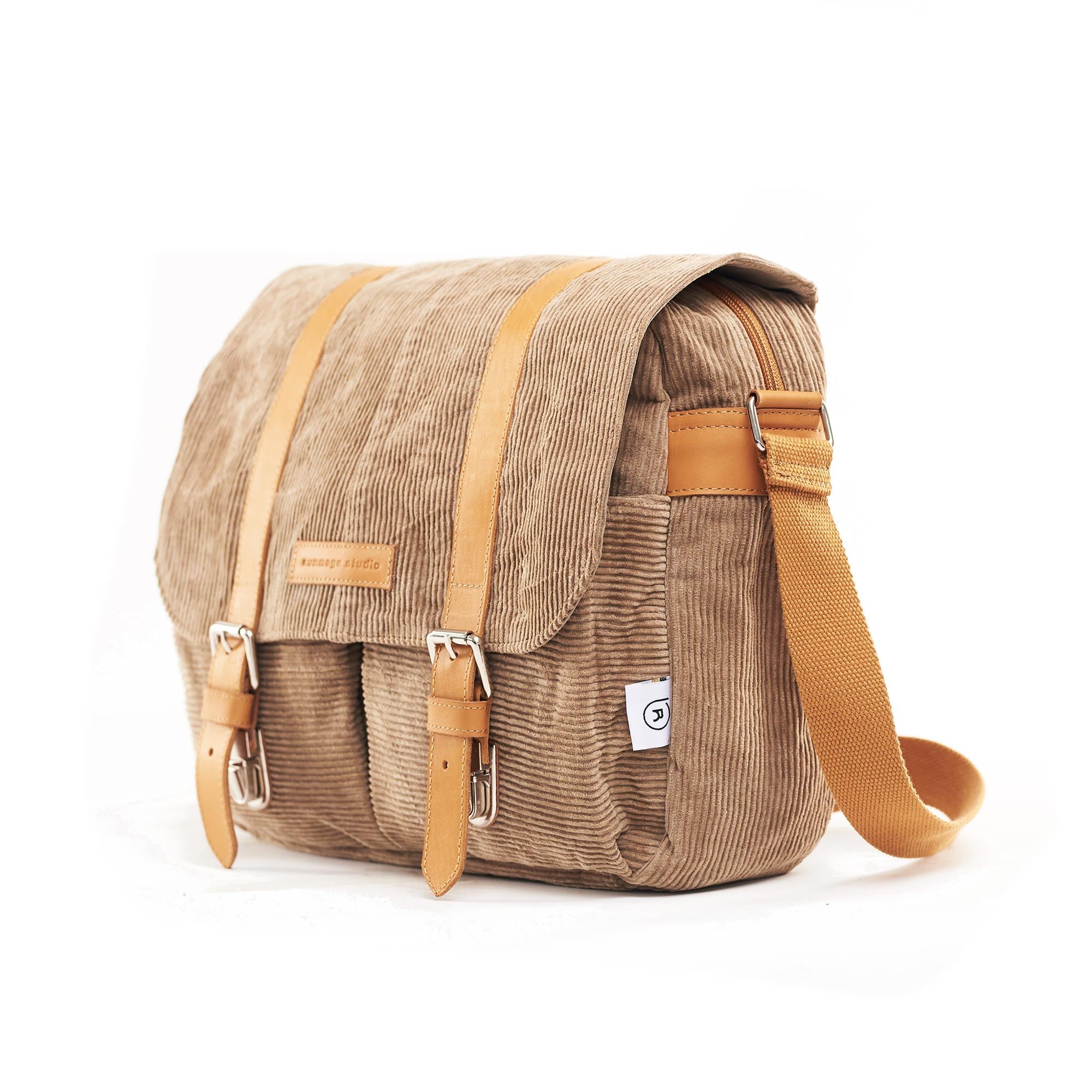 Corduroy messenger bag on sale