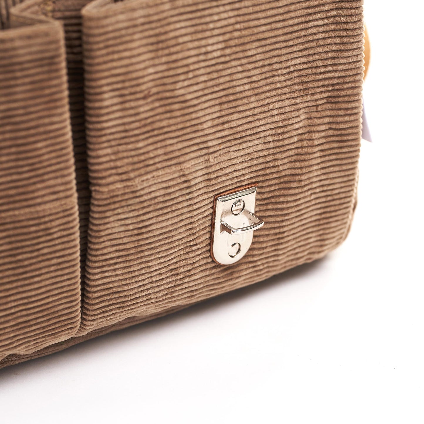 Corduroy Beige Messenger Bag