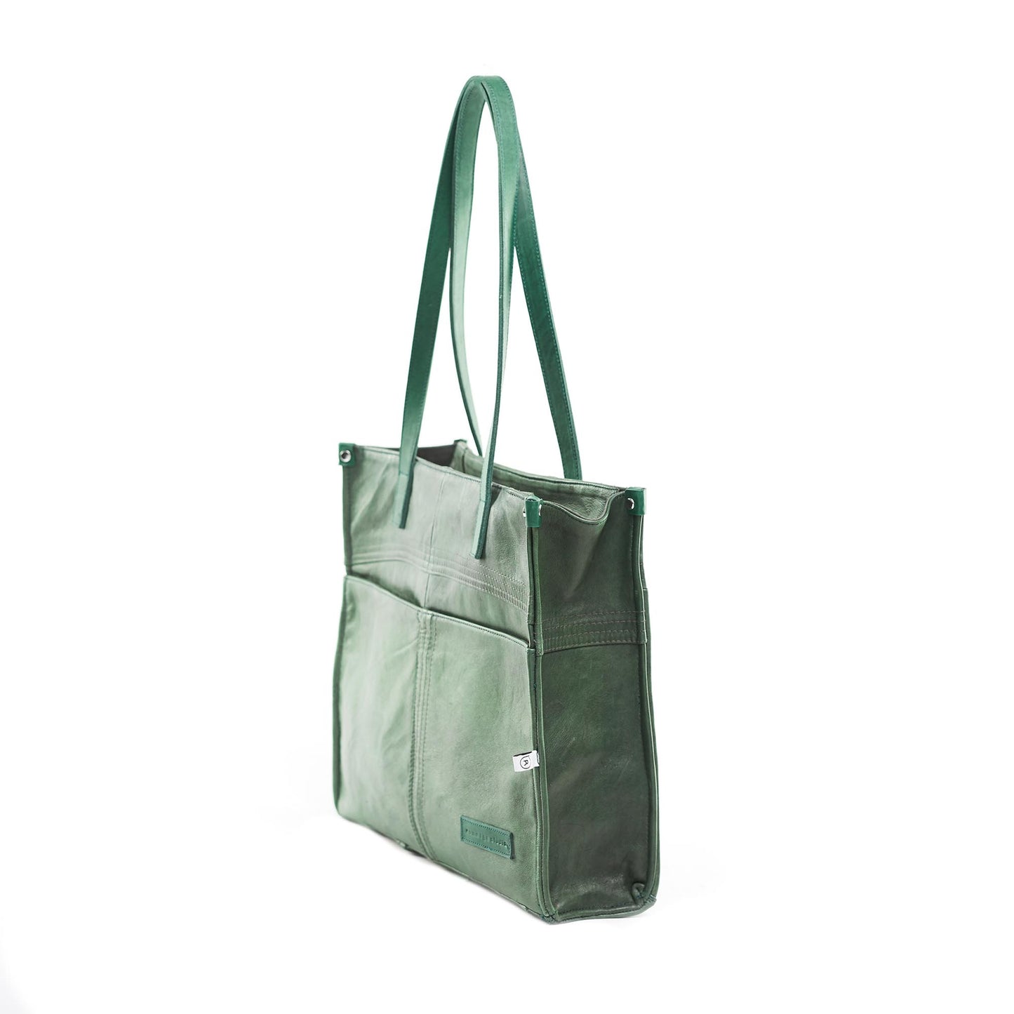 Leather Moss Office Tote